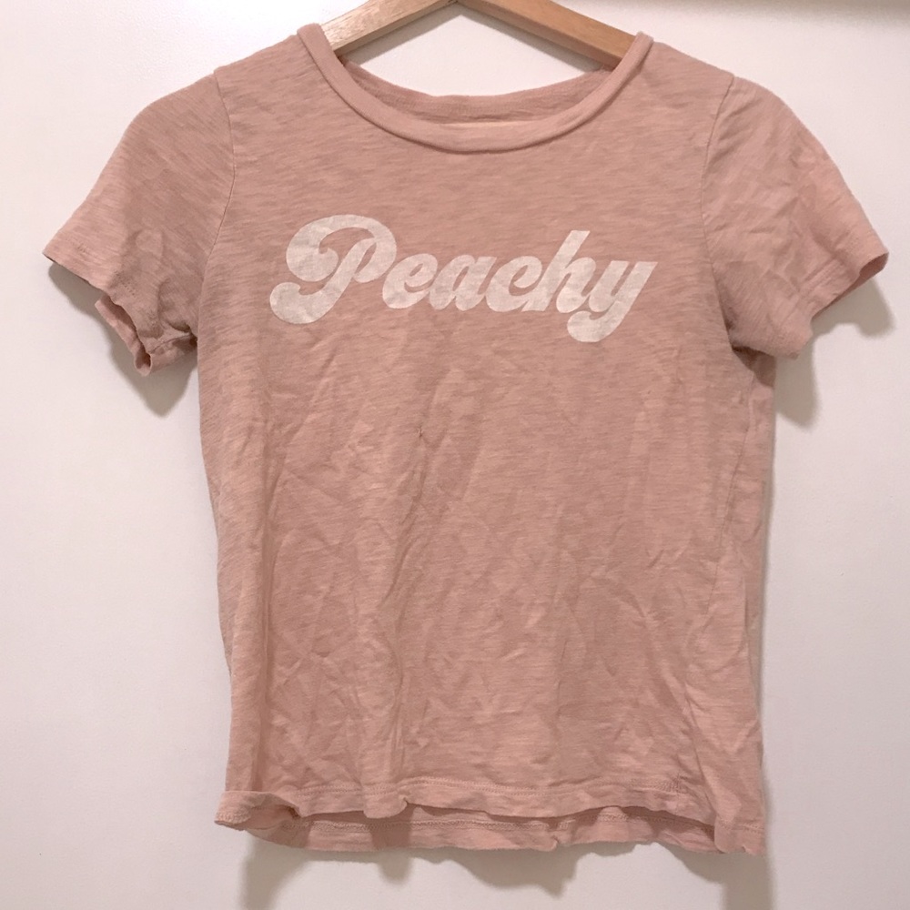 Pink “peachy” t-shirt